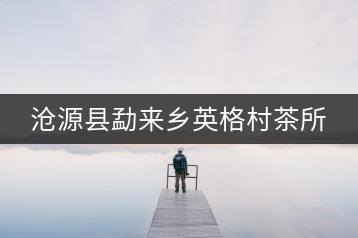 滄源縣勐來鄉(xiāng)英格村茶所