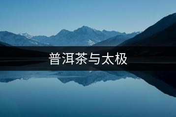 普洱茶與太極