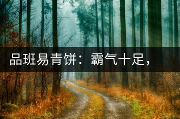 品班易青餅：霸氣十足，母儀天下