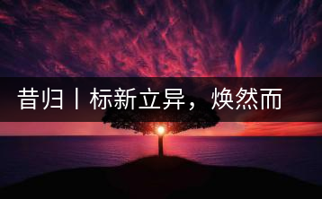 昔歸丨標(biāo)新立異，煥然而生
