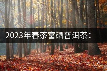 2023年春茶富硒普洱茶：1.富硒有機(jī)手工生普，市場(chǎng)指導(dǎo)價(jià)800元／公斤；2.富硒有機(jī)一級(jí)紅茶，市場(chǎng)指導(dǎo)價(jià)800元／公斤；3.富硒有機(jī)熟普餅，市場(chǎng)指導(dǎo)價(jià)1000元／公斤；4.富硒有機(jī)月光白茶，市場(chǎng)指導(dǎo)價(jià)800元／公斤。