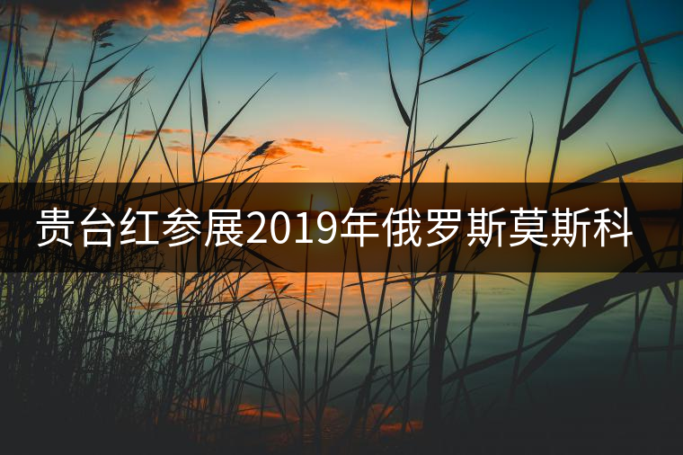 貴臺紅參展2019年俄羅斯莫斯科國際茶展覽會簽訂800萬美金合同！