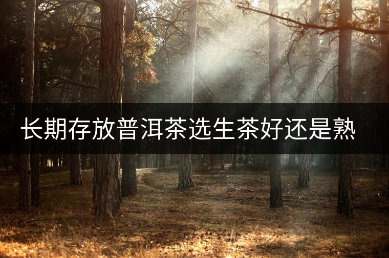 長期存放普洱茶選生茶好還是熟茶好？適制云南普洱茶的原料有哪些？那緊壓茶和散茶到底有什么區(qū)別？