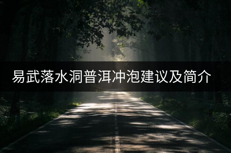 易武落水洞普洱沖泡建議及簡介易武落水洞普洱沖泡建議及簡介 易武落水洞普洱沖泡建議及簡介易武落水洞普洱沖泡建議及簡介
