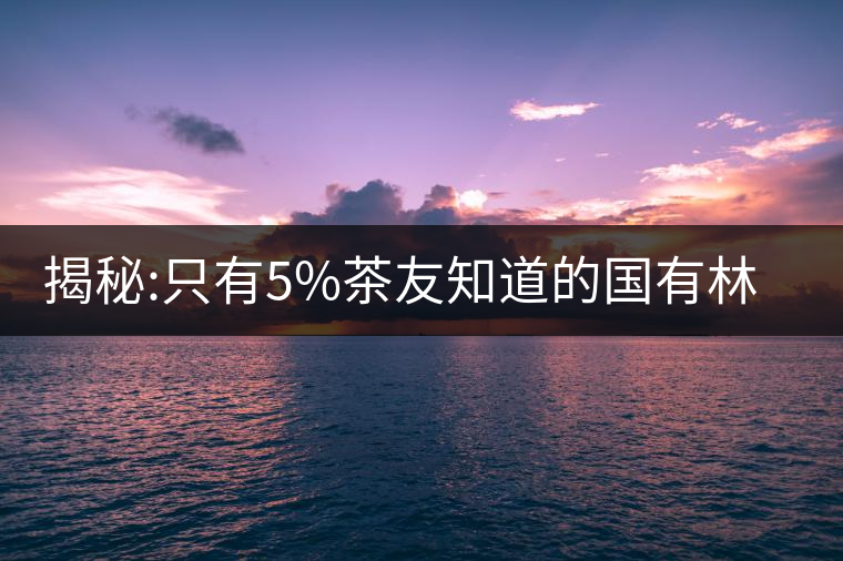 揭秘:只有5%茶友知道的國(guó)有林普洱茶真相!揭秘：只有5%茶友知道的國(guó)有林普洱茶真相！