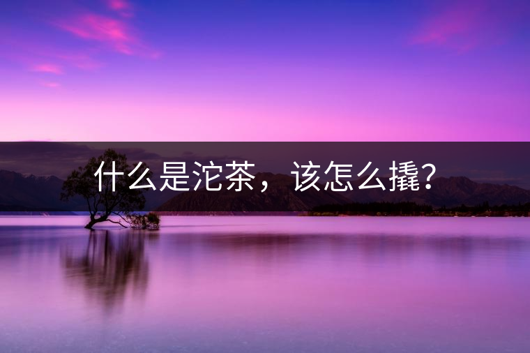 什么是沱茶，該怎么撬？