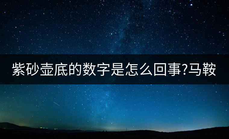 紫砂壺底的數(shù)字是怎么回事?馬鞍山的普洱茶品質(zhì)如何?紫砂壺底的數(shù)字是怎么回事？馬鞍山的普洱茶品質(zhì)如何？