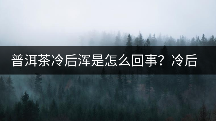 普洱茶冷后渾是怎么回事？冷后渾的普洱茶品質(zhì)好不好？