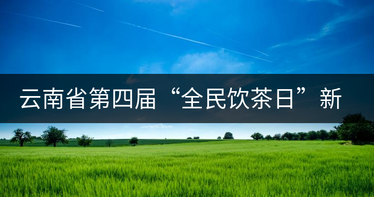 云南省第四屆“全民飲茶日”新聞發(fā)布會在昆明雄達茶城舉行