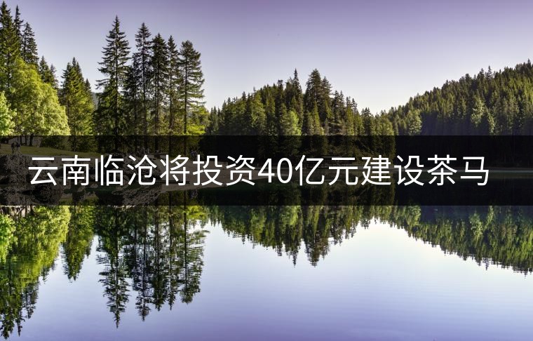 云南臨滄將投資40億元建設(shè)茶馬古鎮(zhèn)