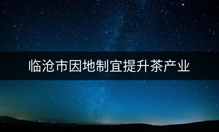 臨滄市因地制宜提升茶產業(yè)