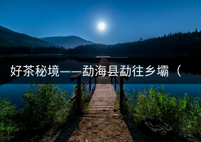 好茶秘境——勐??h勐往鄉(xiāng)壩(壩)散村 好茶秘境——勐海縣勐往鄉(xiāng)壩(壩)散村