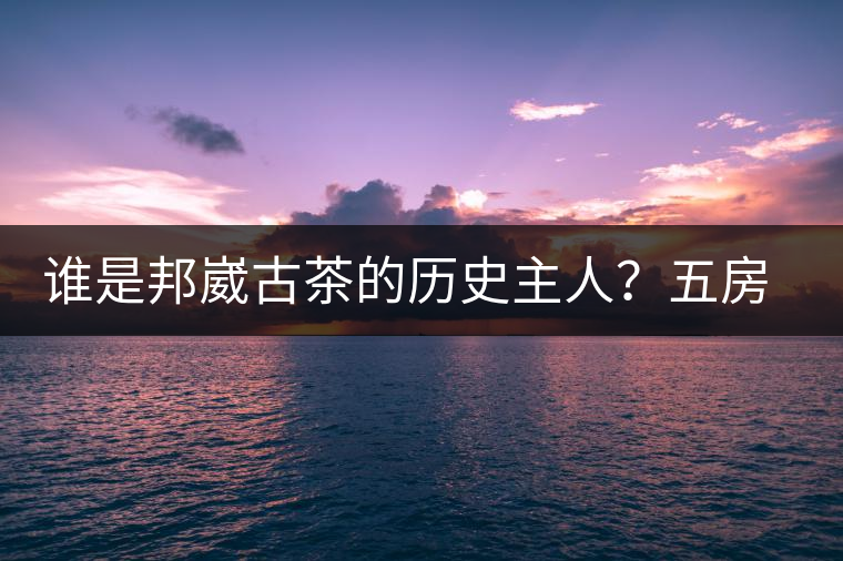 誰是邦崴古茶的歷史主人？五房·茶馬古道考察記