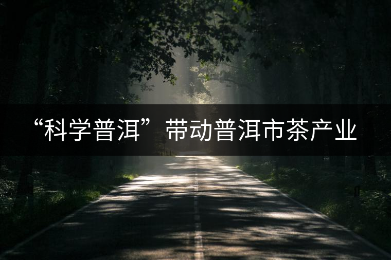 “科學普洱”帶動普洱市茶產業(yè)突圍