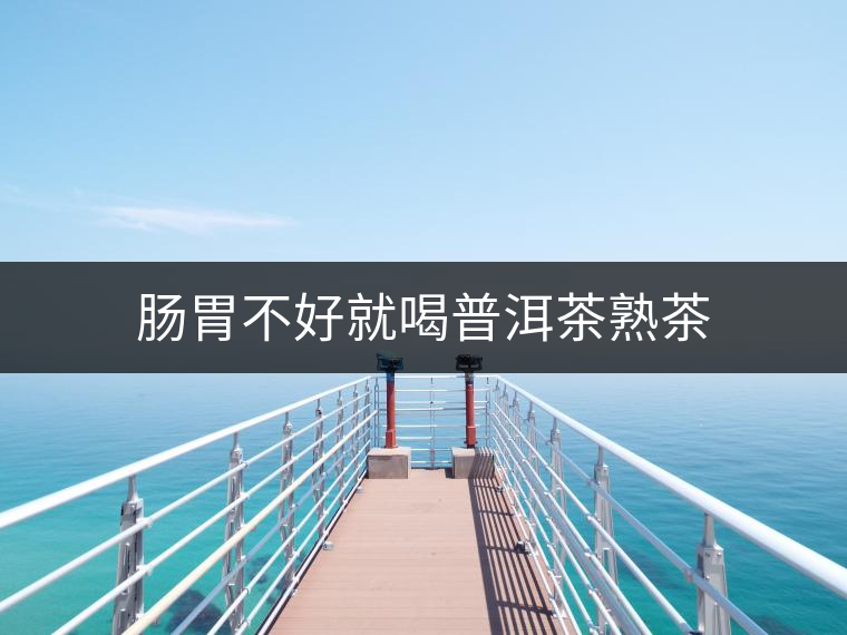 腸胃不好就喝普洱茶熟茶