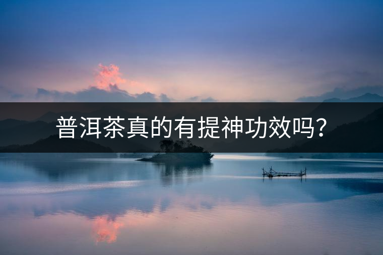 普洱茶真的有提神功效嗎？