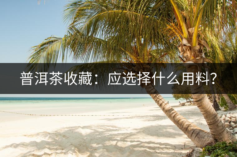 普洱茶收藏：應(yīng)選擇什么用料？