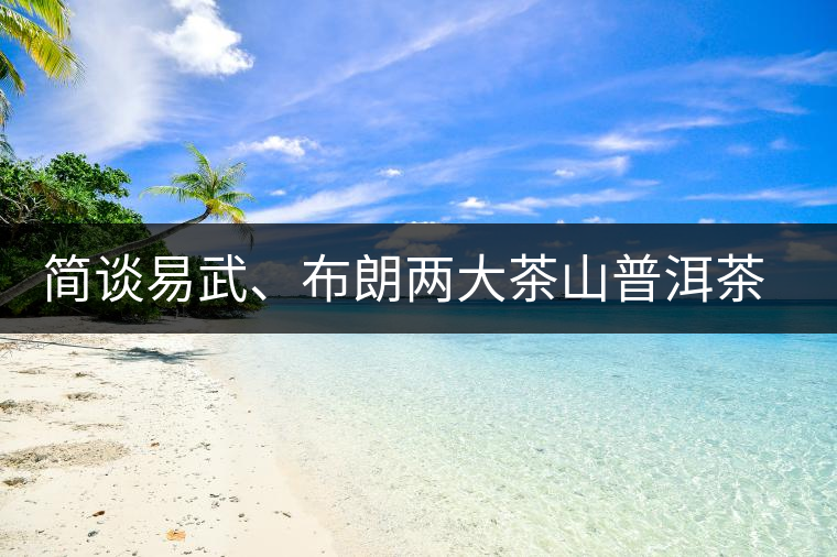 簡談易武、布朗兩大茶山普洱茶風(fēng)格