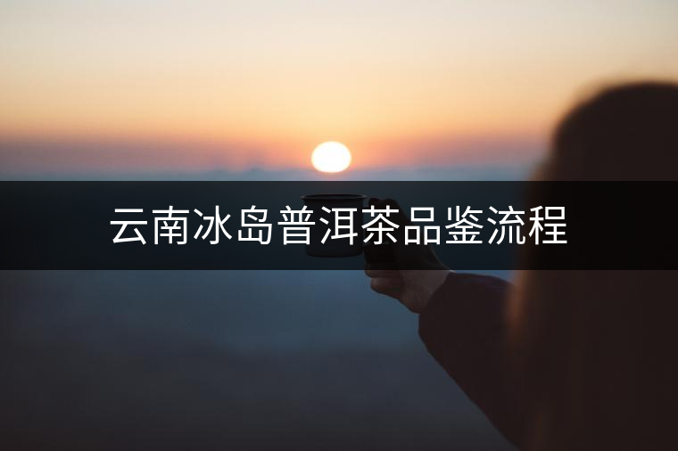 云南冰島普洱茶品鑒流程