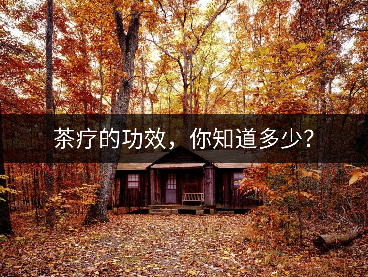 茶療的功效，你知道多少？