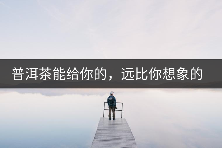 普洱茶能給你的，遠(yuǎn)比你想象的要多