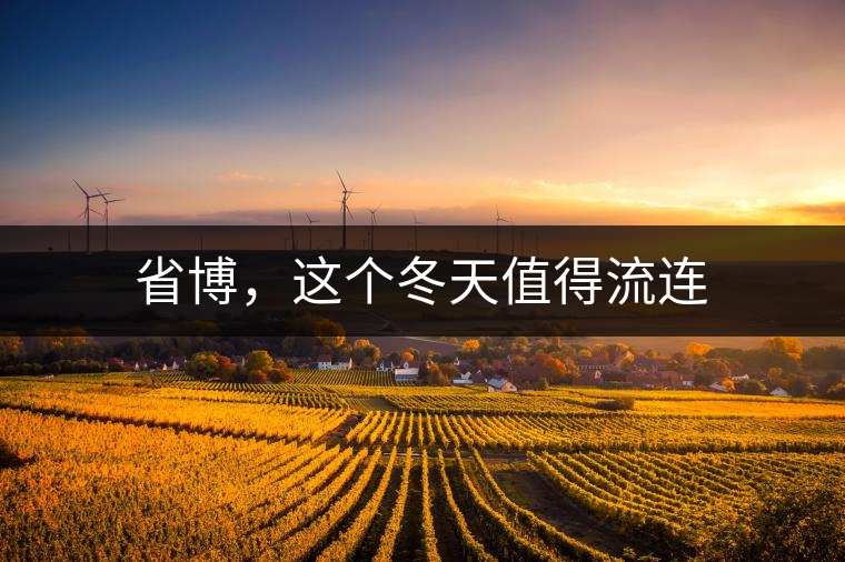 省博，這個(gè)冬天值得流連