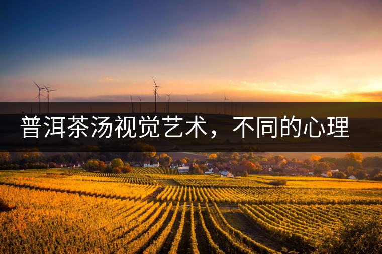 普洱茶湯視覺(jué)藝術(shù)，不同的心理享受
