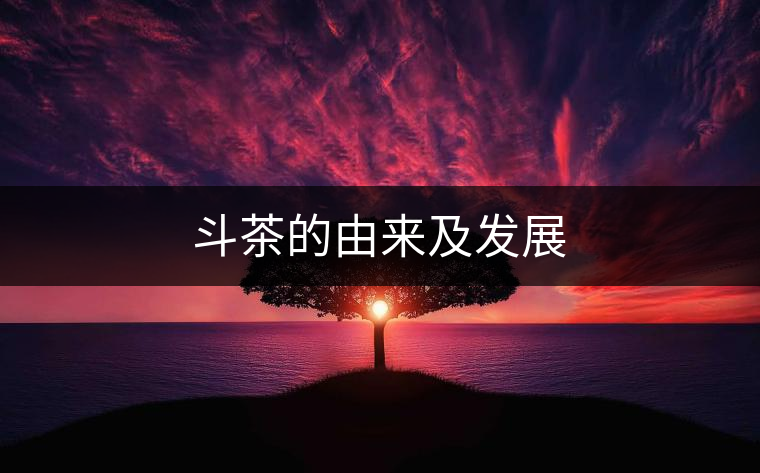 斗茶的由來(lái)及發(fā)展 斗茶的由來(lái)及發(fā)展
