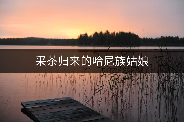 采茶歸來的哈尼族姑娘