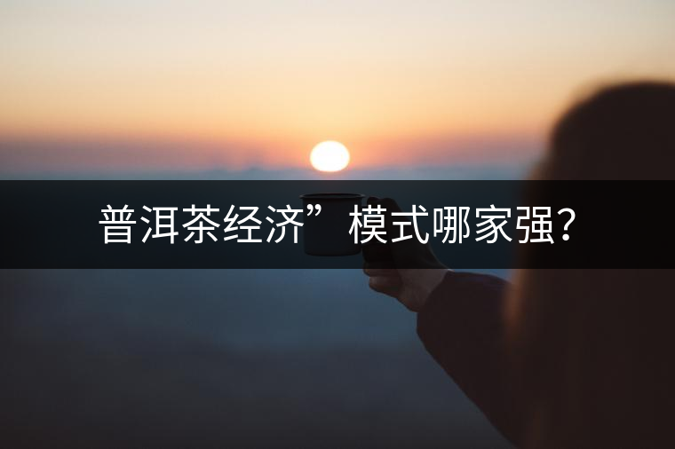 普洱茶經濟”模式哪家強？