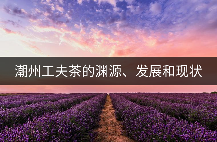 潮州工夫茶的淵源、發(fā)展和現(xiàn)狀