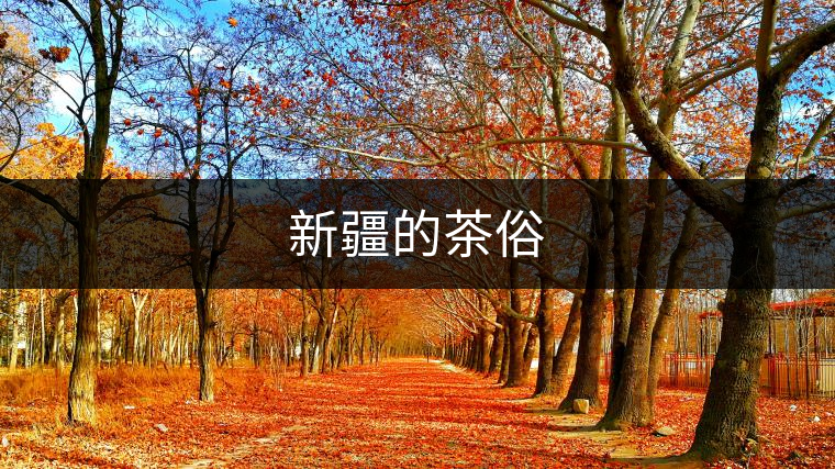 新疆的茶俗 新疆的茶俗