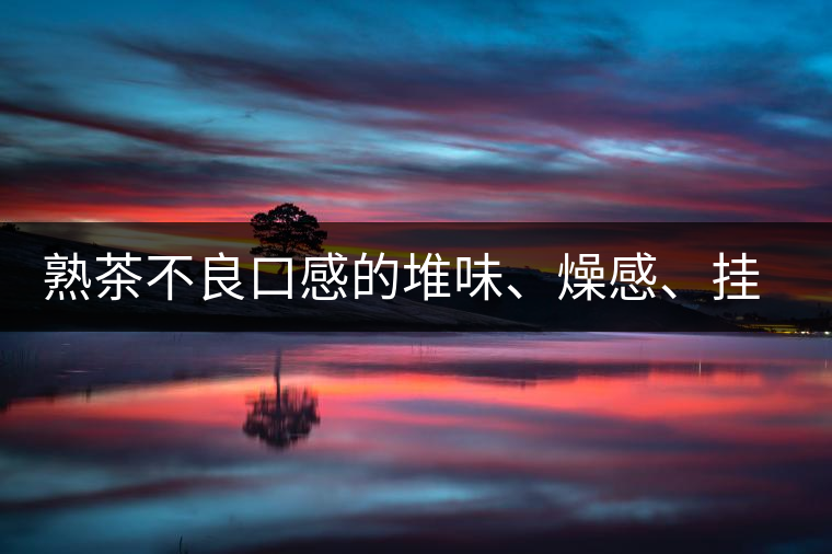 熟茶不良口感的堆味、燥感、掛喉