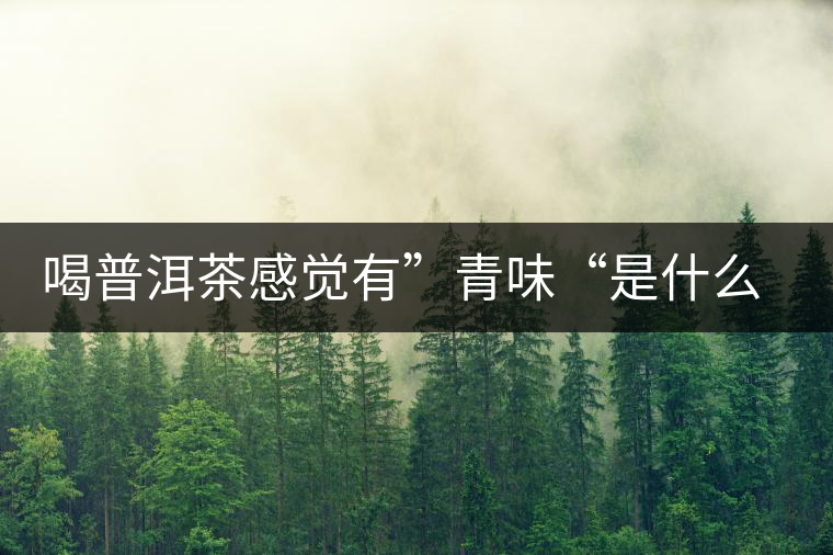 喝普洱茶感覺(jué)有”青味“是什么原因？
