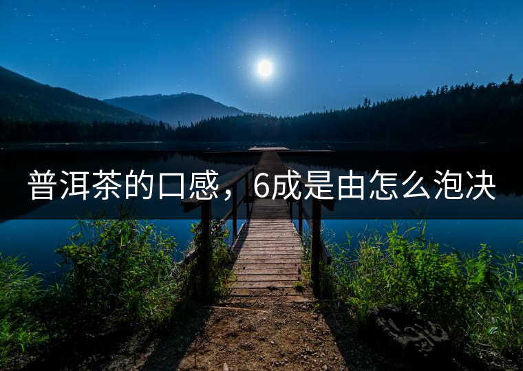 普洱茶的口感，6成是由怎么泡決定的！
