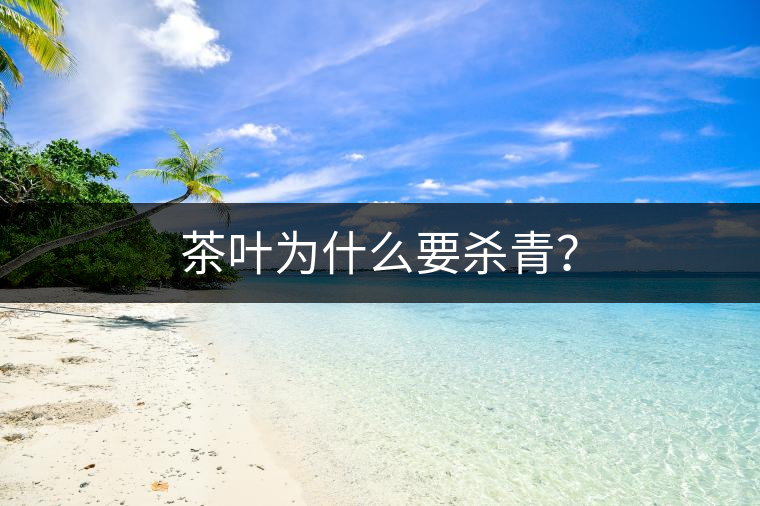 茶葉為什么要殺青？