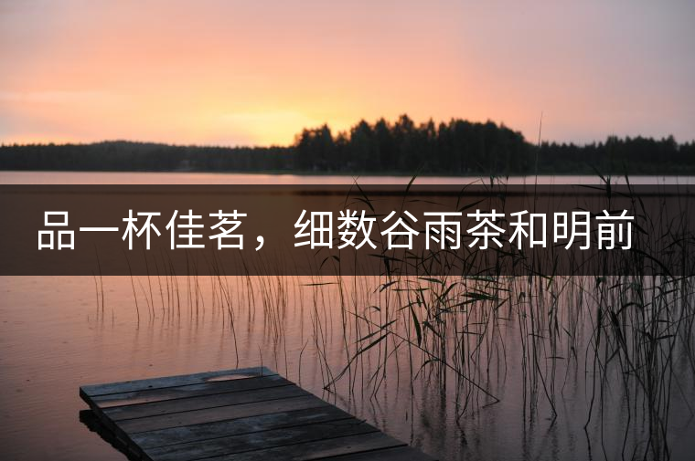 品一杯佳茗，細(xì)數(shù)谷雨茶和明前茶的區(qū)別