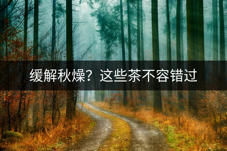 緩解秋燥？這些茶不容錯(cuò)過
