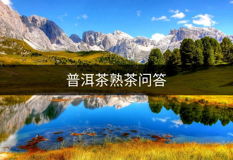 普洱茶熟茶問(wèn)答 普洱茶熟茶問(wèn)答