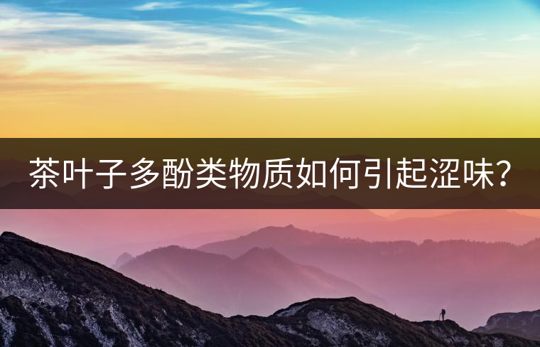茶葉子多酚類物質(zhì)如何引起澀味？