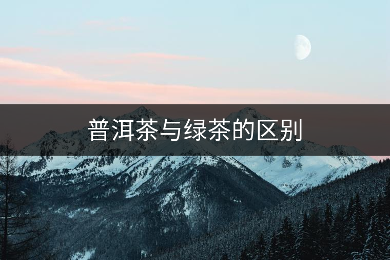 普洱茶與綠茶的區(qū)別