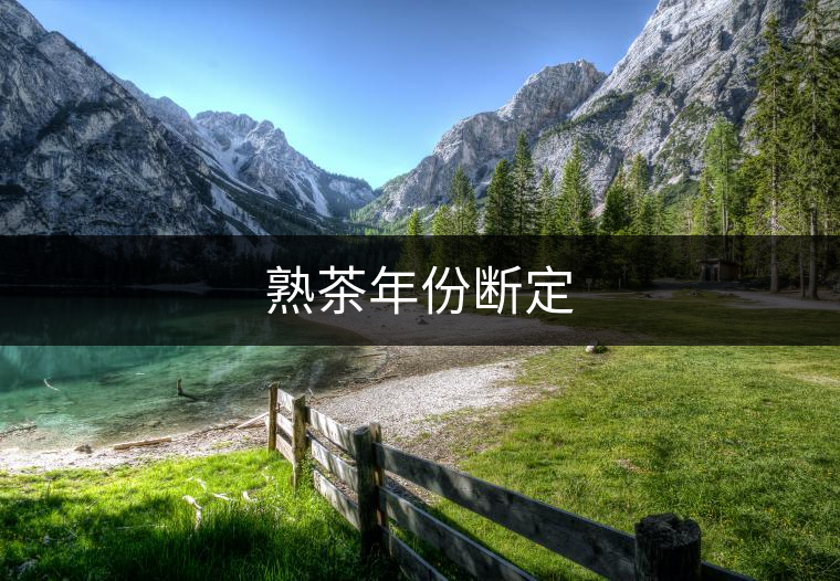 熟茶年份斷定 熟茶年份斷定