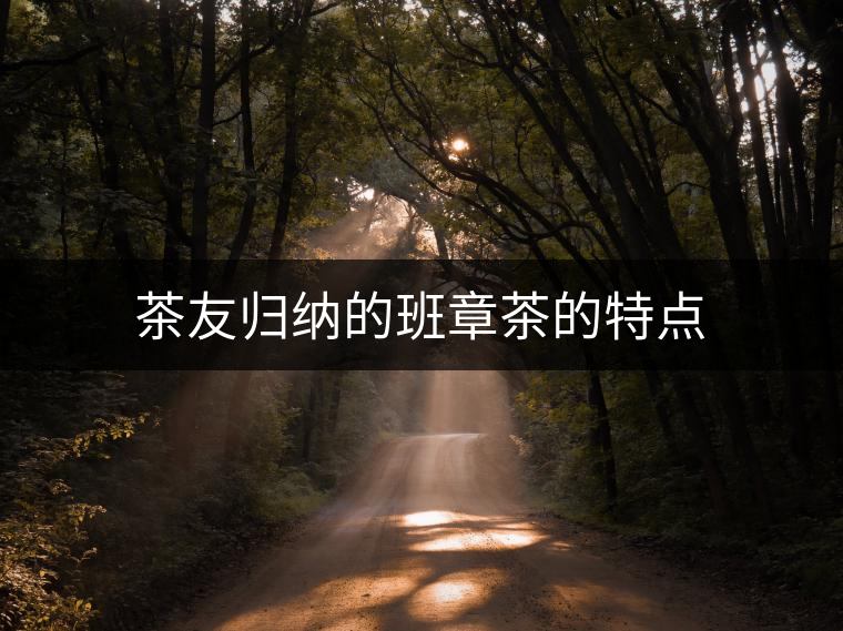 茶友歸納的班章茶的特點(diǎn)