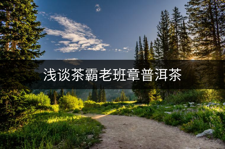 淺談茶霸老班章普洱茶 淺談茶霸老班章普洱茶