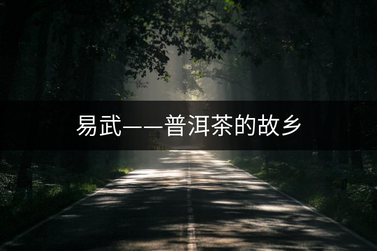 易武——普洱茶的故鄉(xiāng)