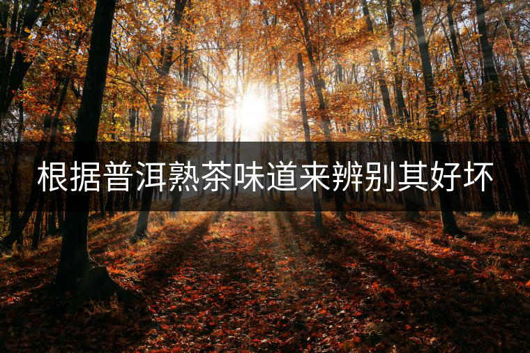 根據(jù)普洱熟茶味道來(lái)辨別其好壞 根據(jù)普洱熟茶味道來(lái)辨別其好壞