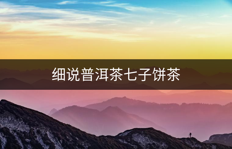 細(xì)說(shuō)普洱茶七子餅茶