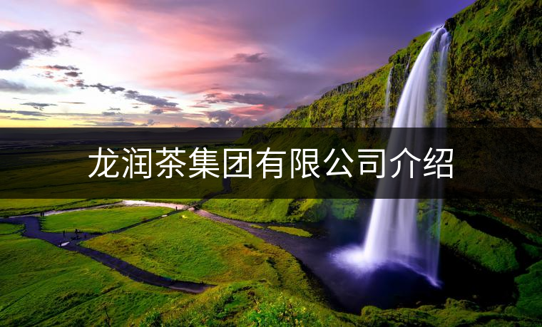 龍潤茶集團(tuán)有限公司介紹 龍潤茶集團(tuán)有限公司介紹