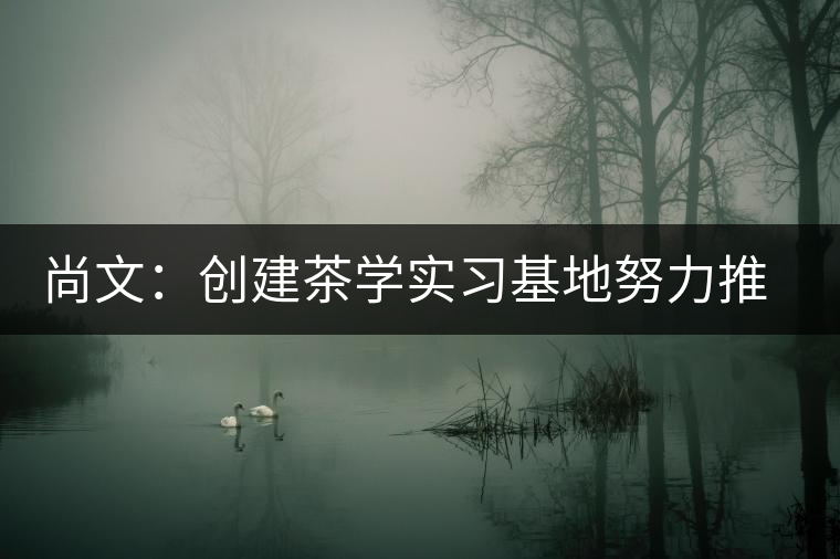 尚文:創(chuàng)建茶學(xué)實(shí)習(xí)基地努力推廣茶文化 尚文:創(chuàng)建茶學(xué)實(shí)習(xí)基地努力推廣茶文化