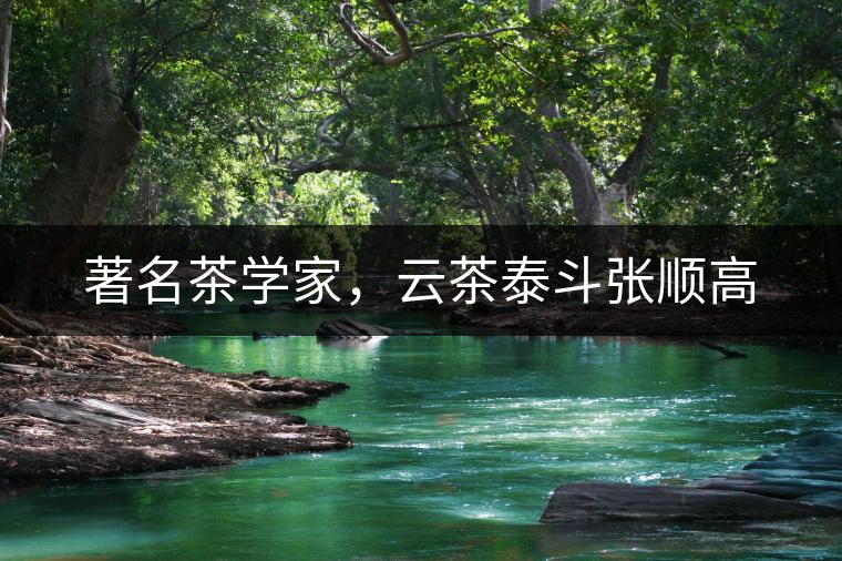 著名茶學家，云茶泰斗張順高